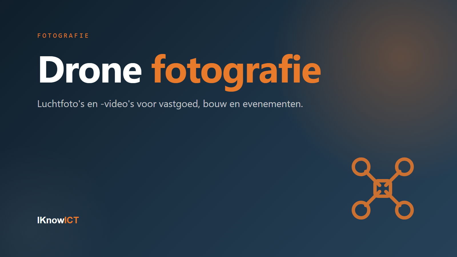 Drone fotografie